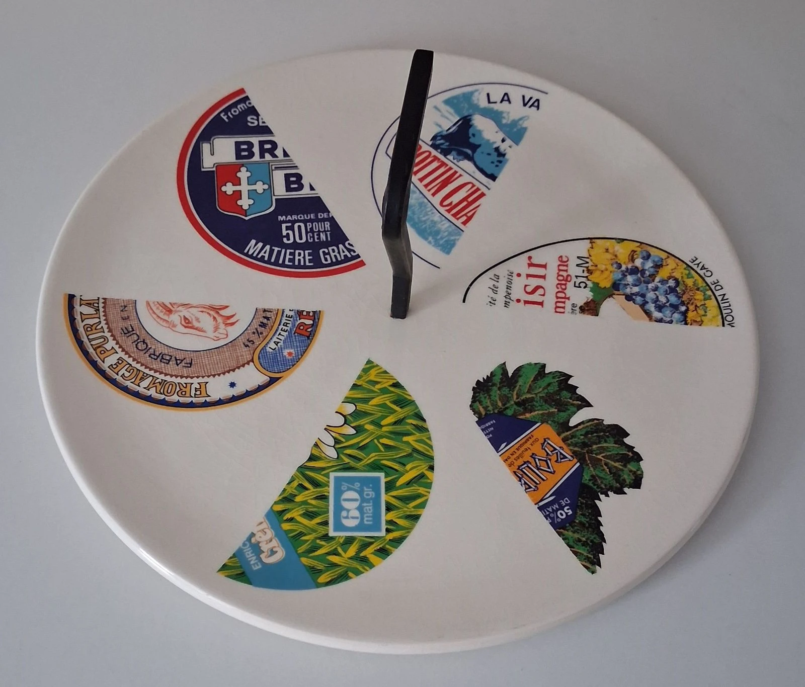Bandeja de queijos vintage em faiança – photo 2